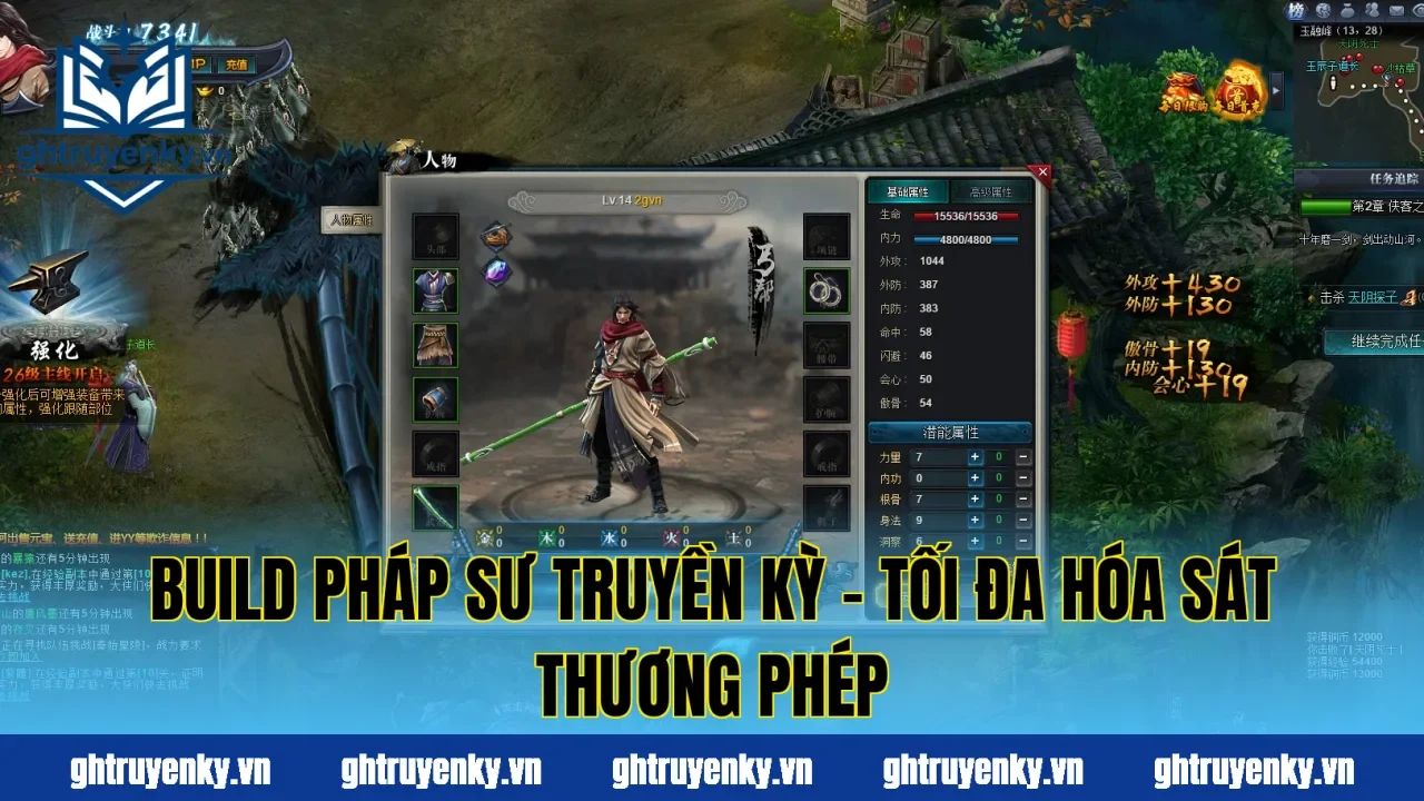 Build Pháp Sư Truyền Kỳ – Tối Đa Hóa Sát Thương Phép