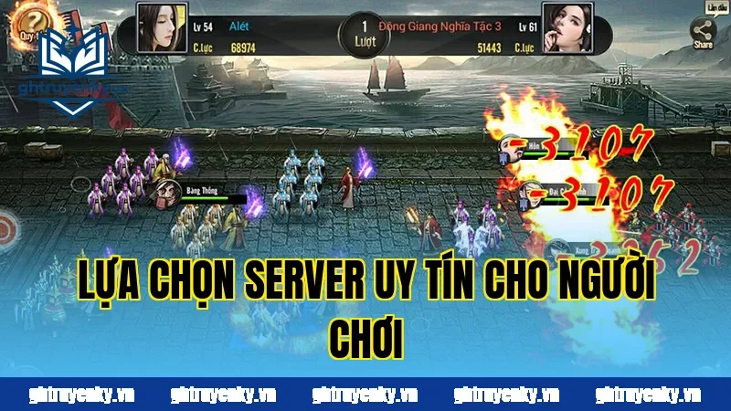 Lựa chọn server uy tín cho người chơi