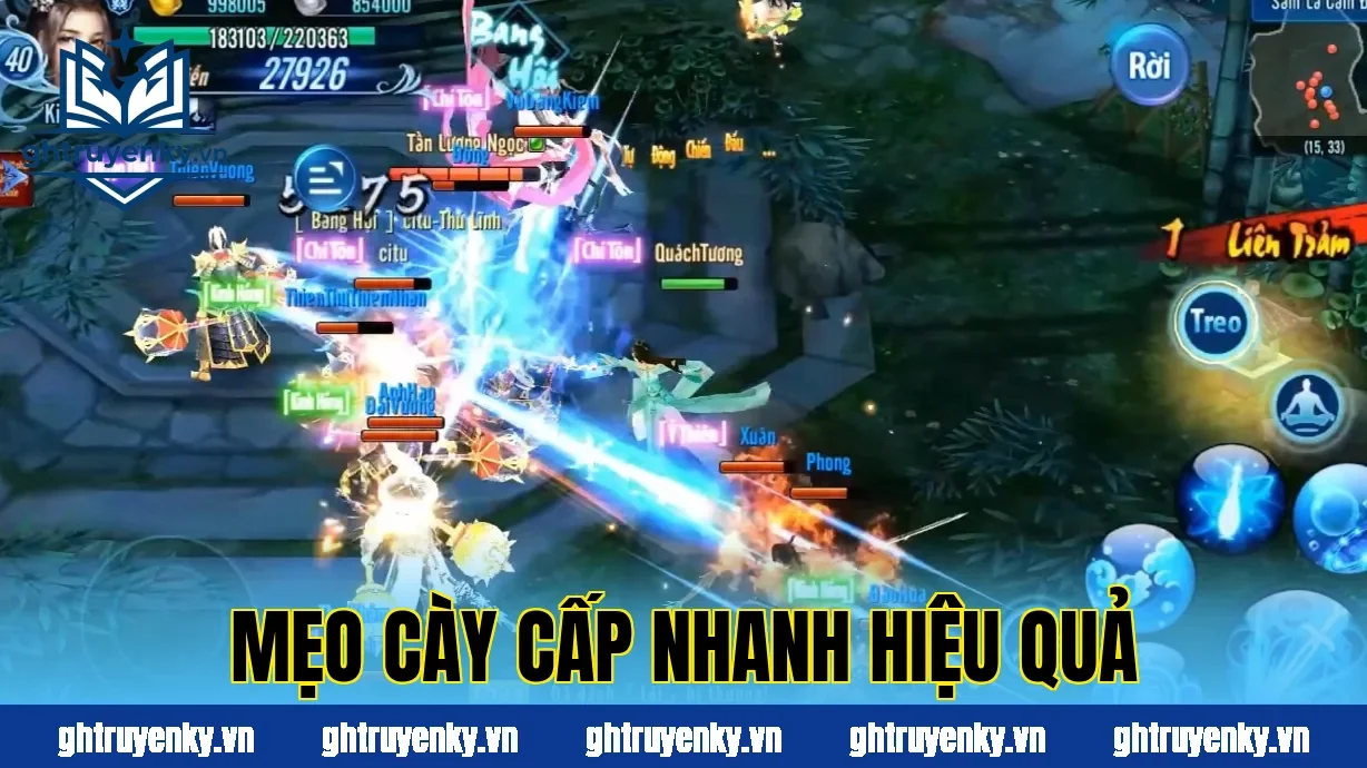 Mẹo cày cấp nhanh hiệu quả