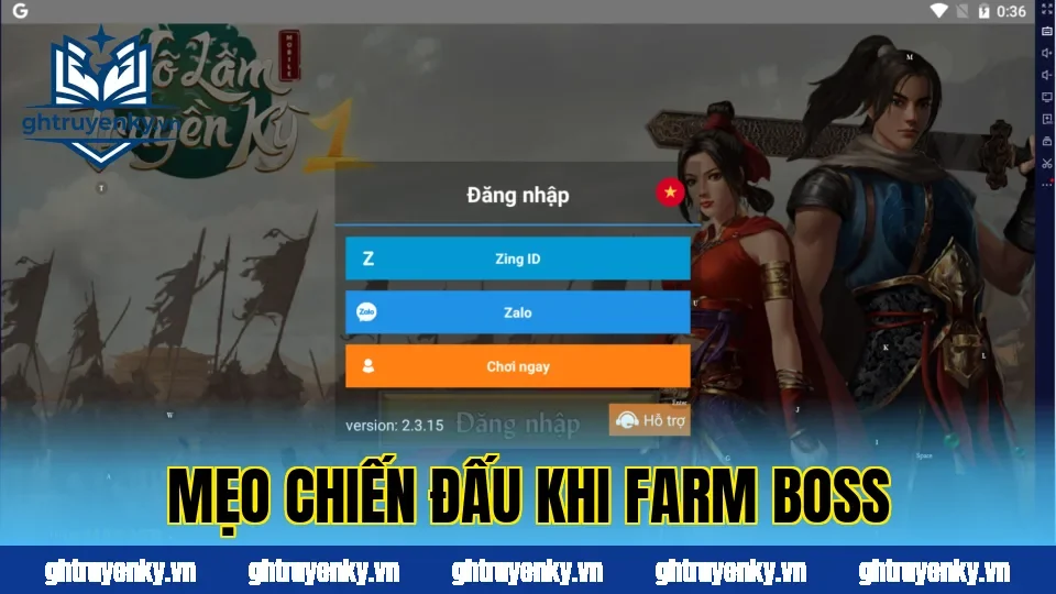 Mẹo chiến đấu khi farm boss