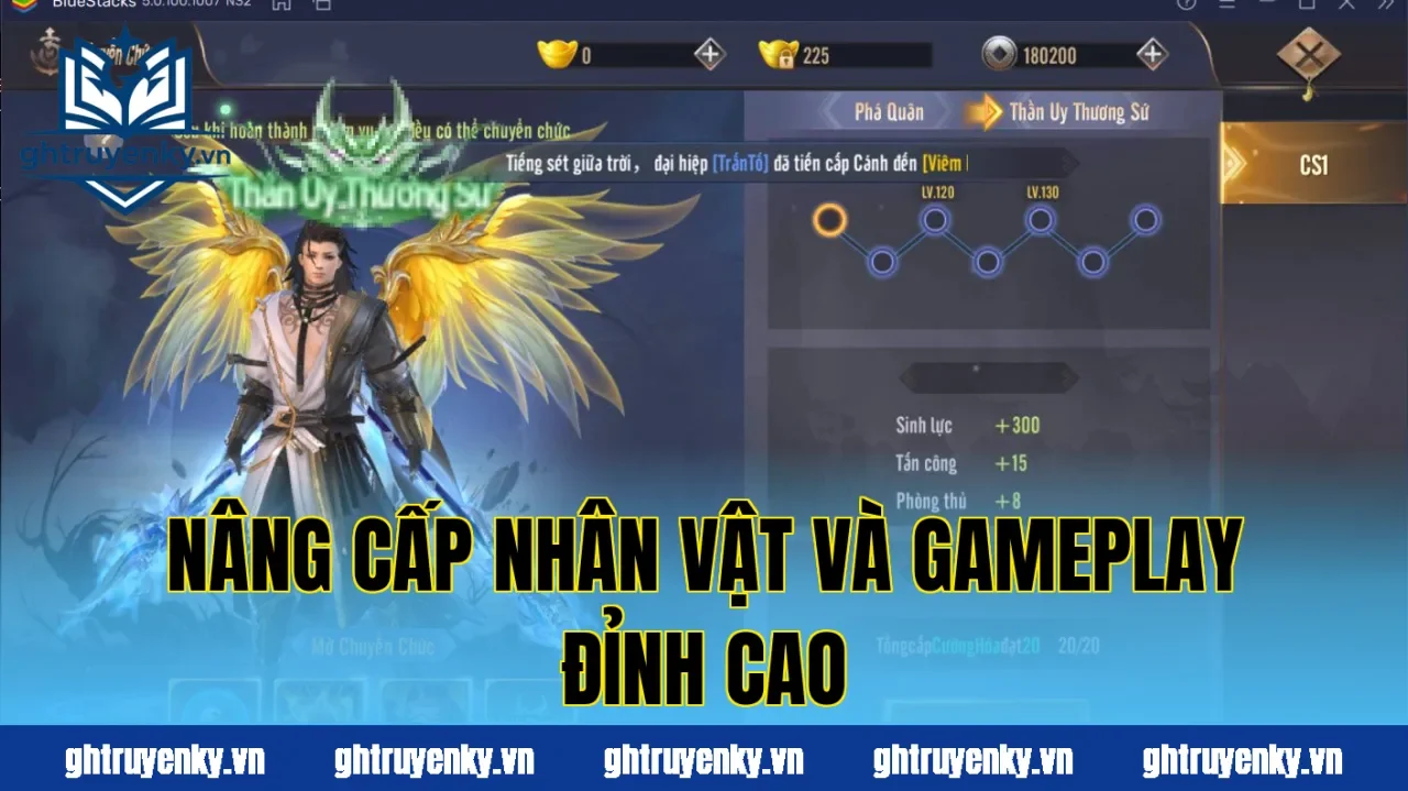 Nâng cấp nhân vật và gameplay đỉnh cao