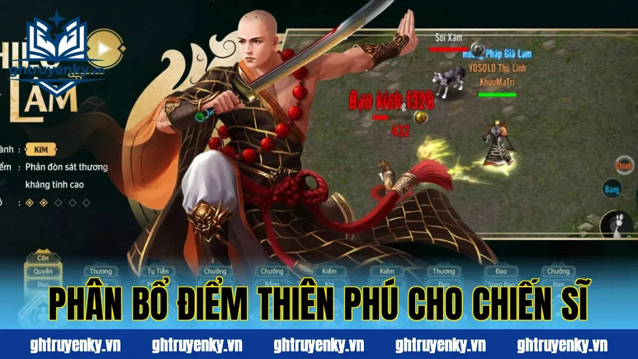 Phân bổ điểm thiên phú cho chiến sĩ
