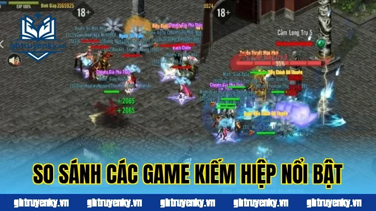 So sánh các game kiếm hiệp nổi bật