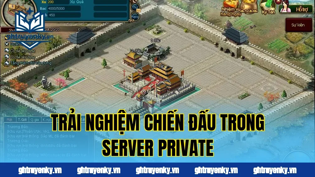 Trải nghiệm chiến đấu trong server private
