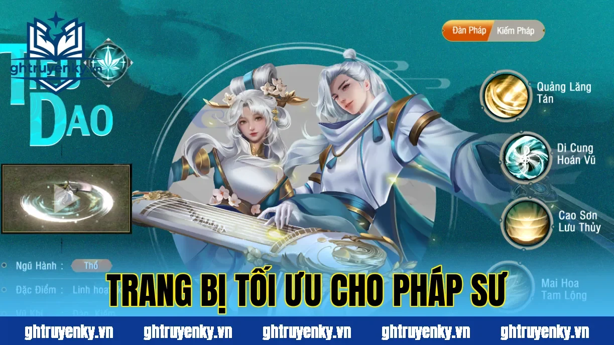 Trang bị tối ưu cho pháp sư